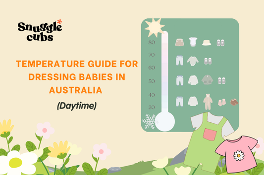Temperature guide for dressing babies in daytime