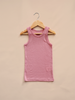 Organic Merino Wool Baby and Kid Singlet for Layering - Pink